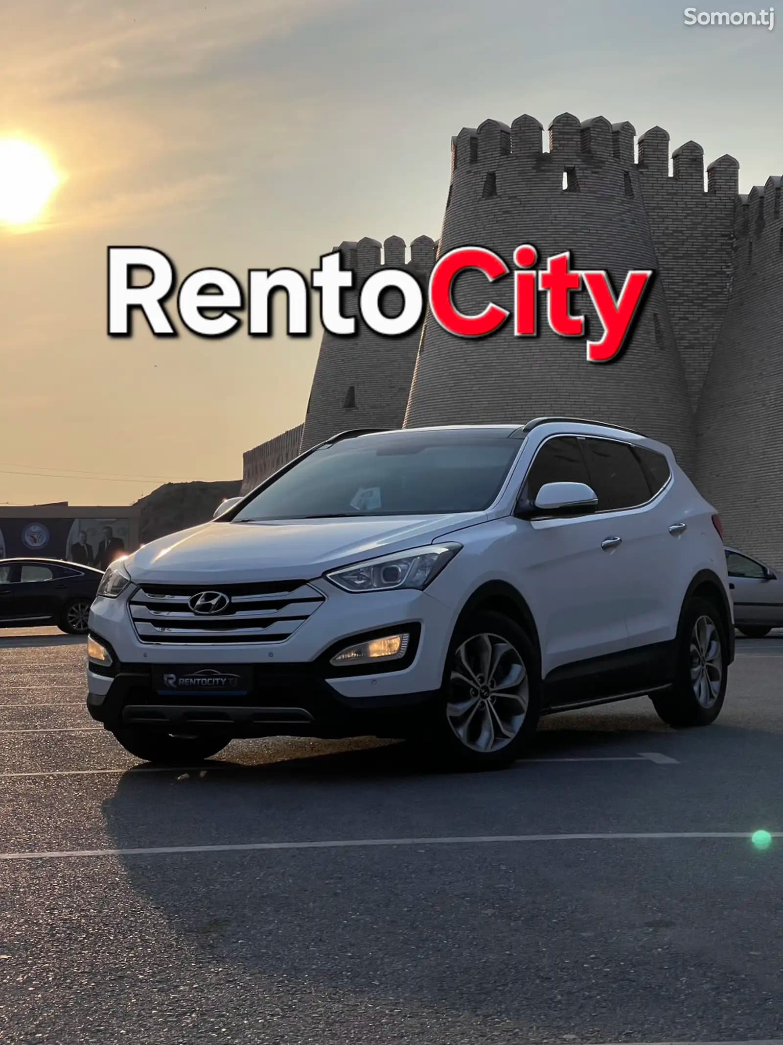 Иҷораи Hyundai Santa-Fe 2015 дар Хуҷанд — намои пеш
